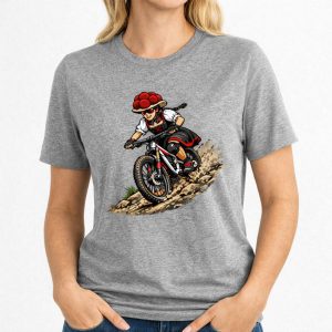 T-Shirt Schwarzwaldmädel auf Mountainbike